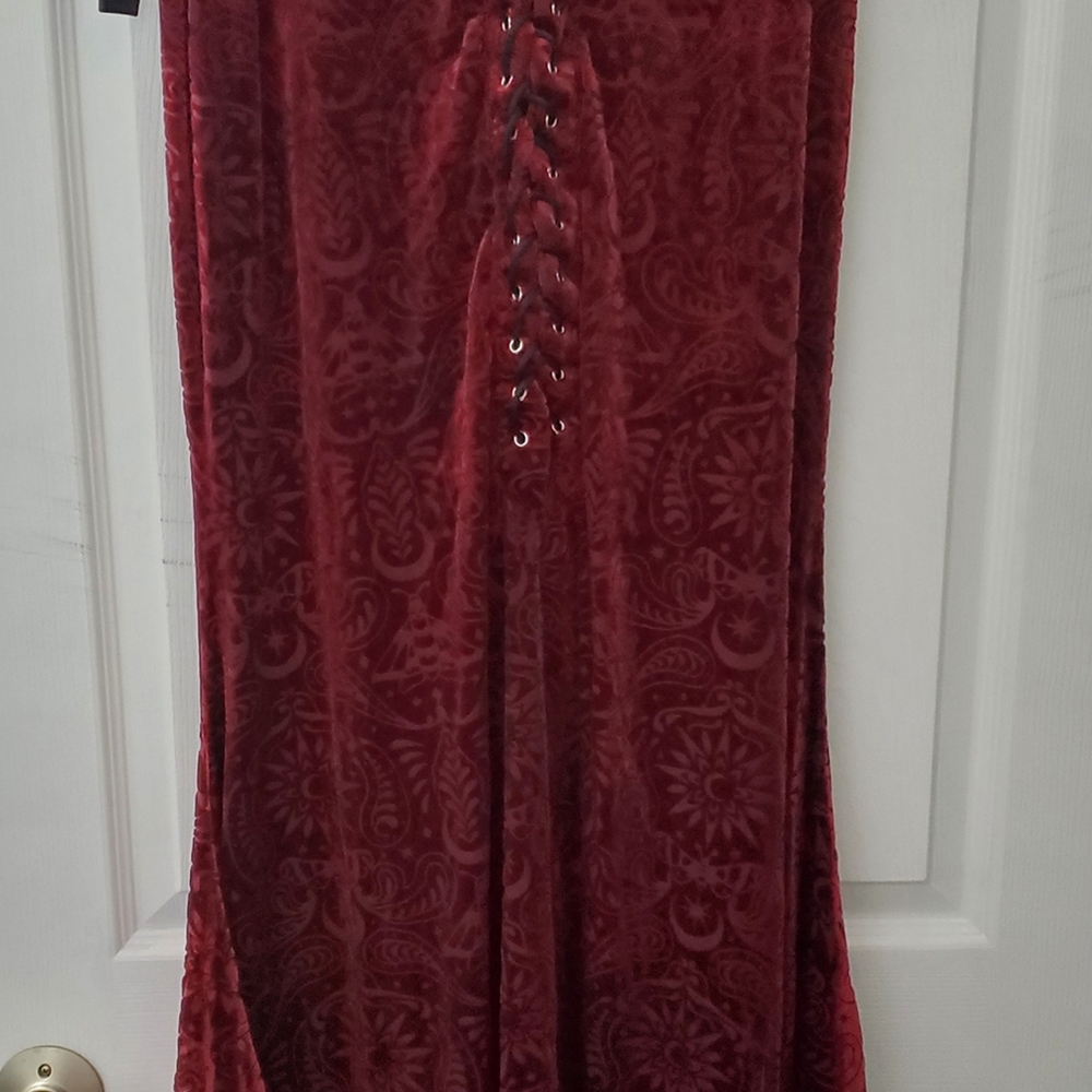 Killstar Velvet Maxi Skirt